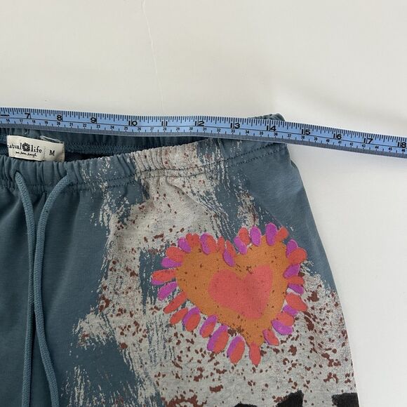 Natural Life Sz Medium Quinn Jogger Love Floral Pants Lounge Comfy - Picture 6 of 8